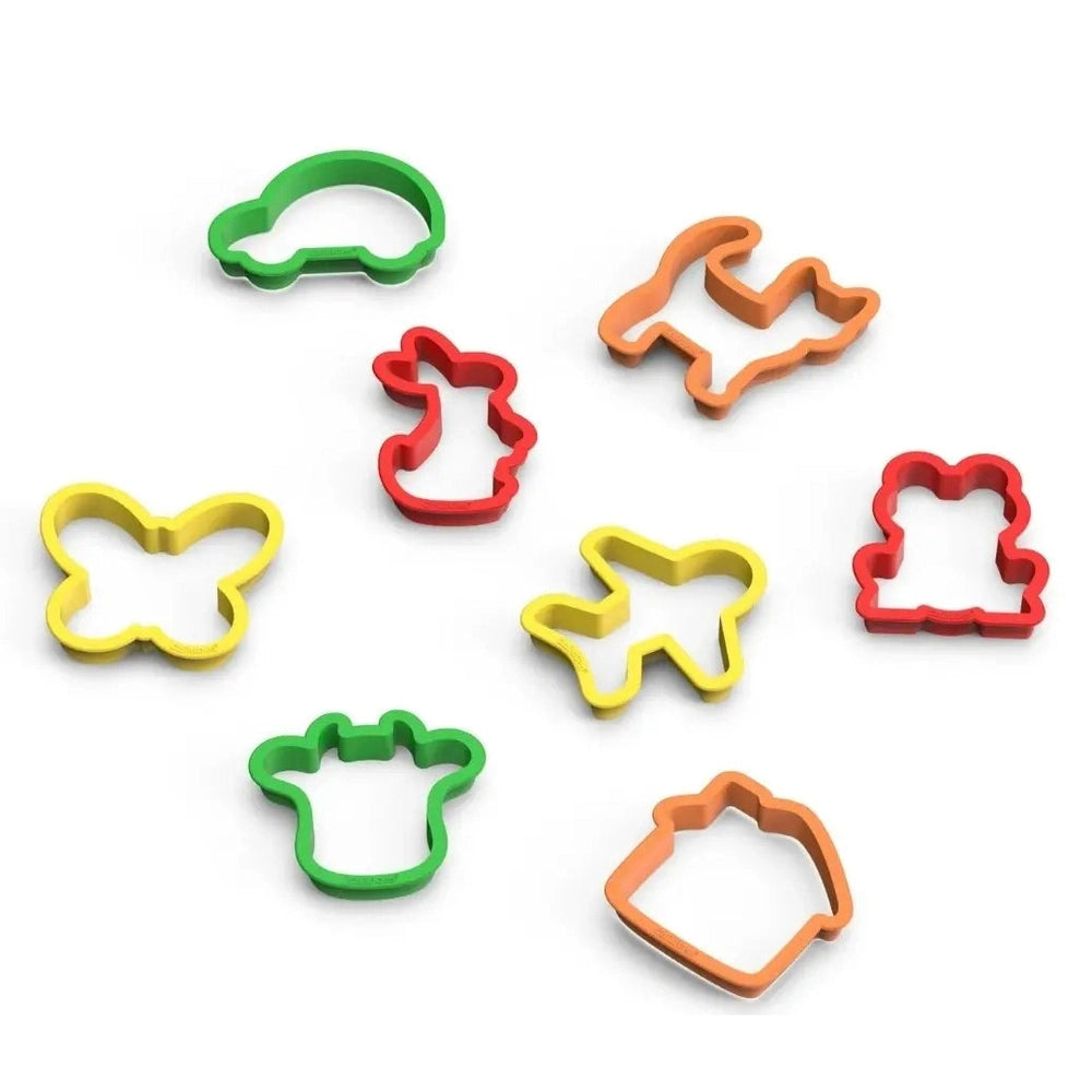 ChildGen Moules pour pâte à modeler - lot de 8 - formes en argile - plastique durable