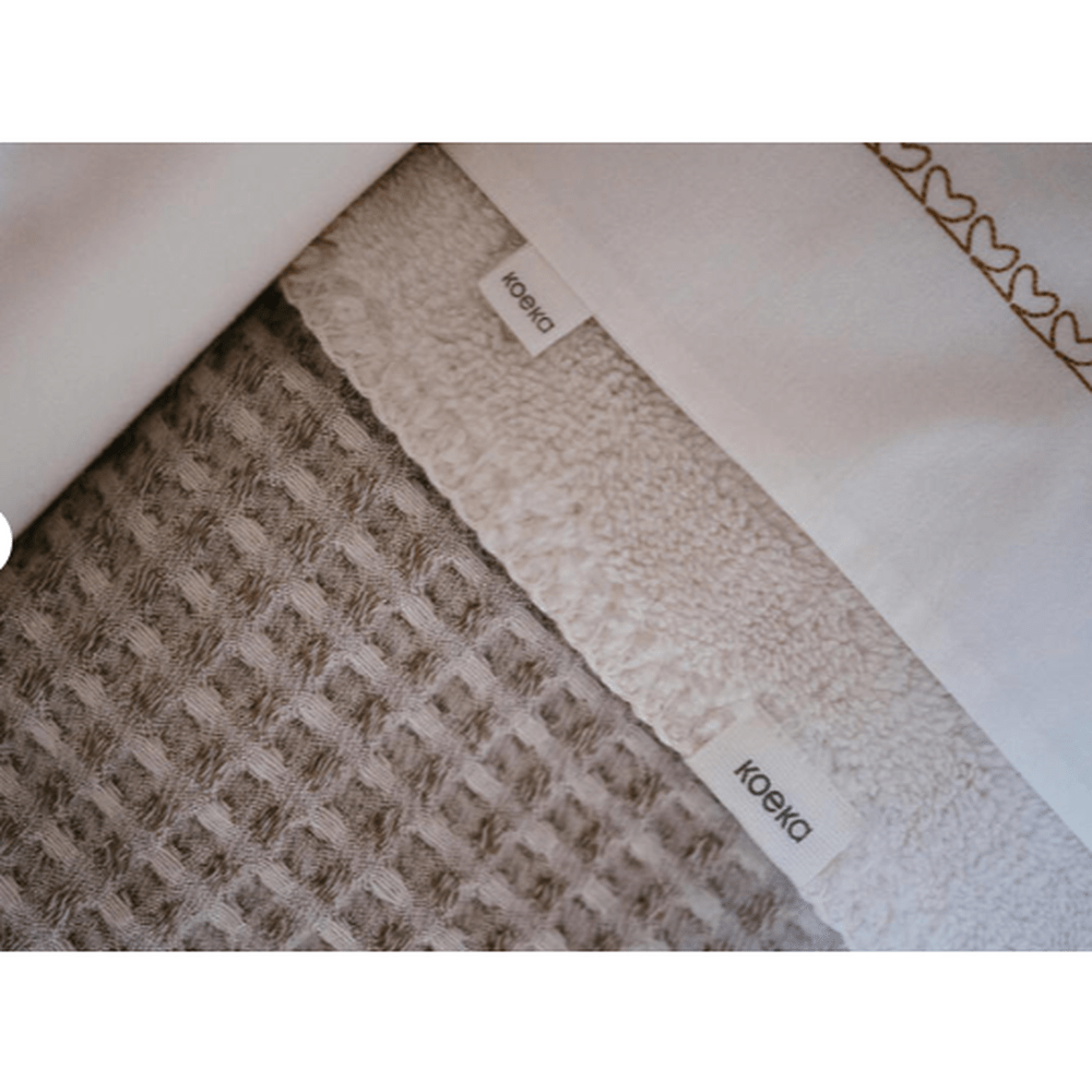 Koeka Oslo Couverture de lit bébé 100x100cm - Teddy Crumble