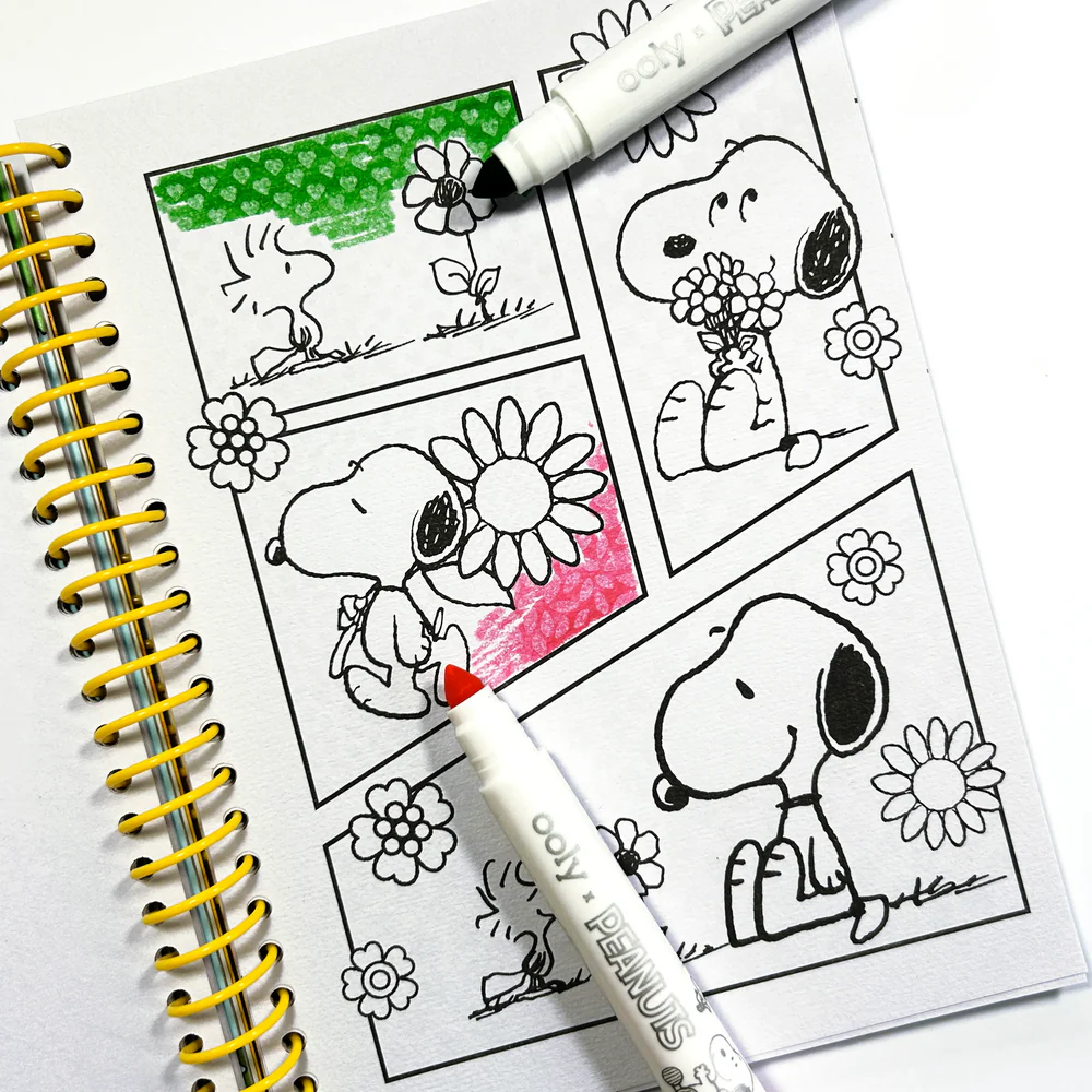 Ooly x Peanuts Kleur- en Stickerboek