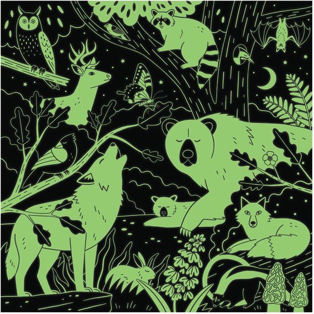 Puzzle Mudpuppy - Forêt lumineuse phosphorescente