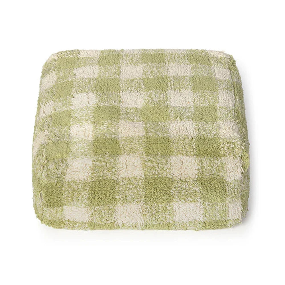 Lorena Canals Poef Vichy Matcha