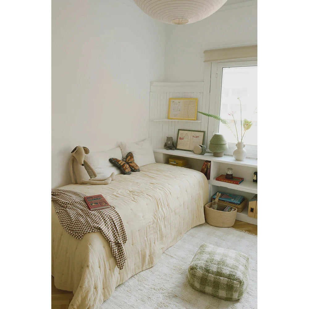 Lorena Canals Poef Vichy Matcha