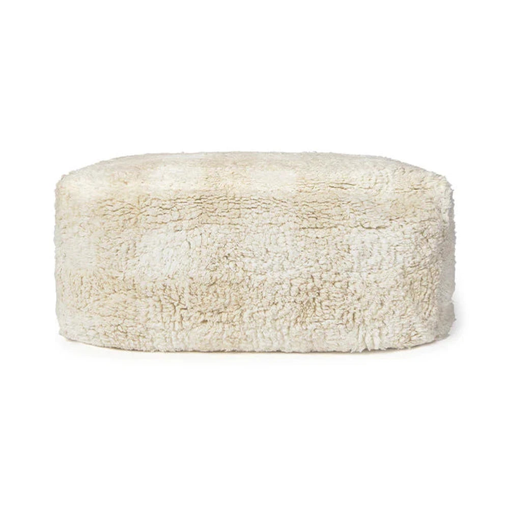 Lorena Canals Poef Vichy Ivory
