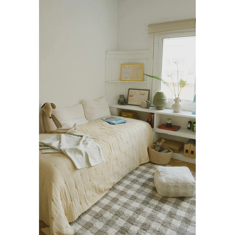 Pouf Vichy Ivoire Lorena Canals