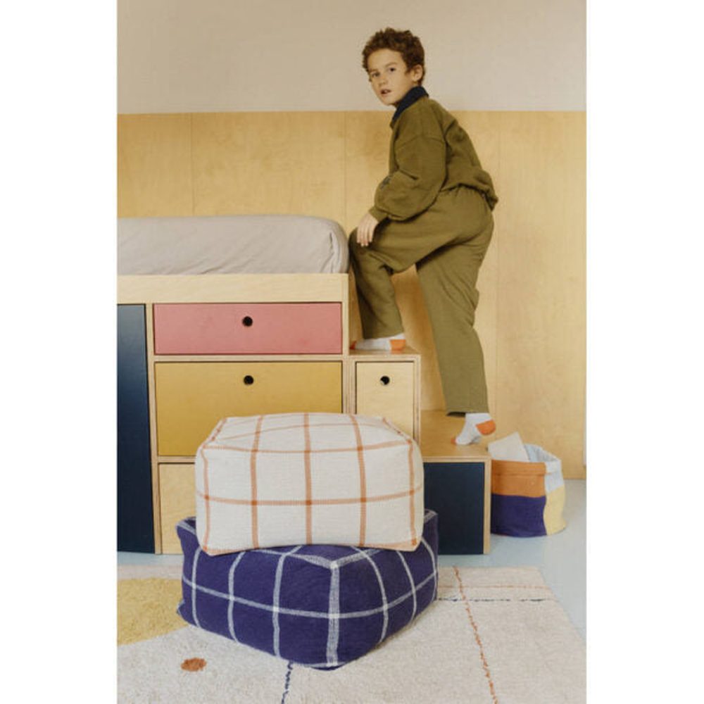 Lorena Canals - POUF GEO BLOCK NATUREL