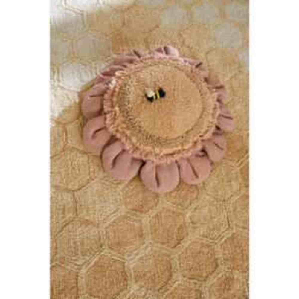 Lorena Canals - Coussin de sol Marguerite rose