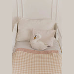 Lorena Canals Plaid tricoté ivoire