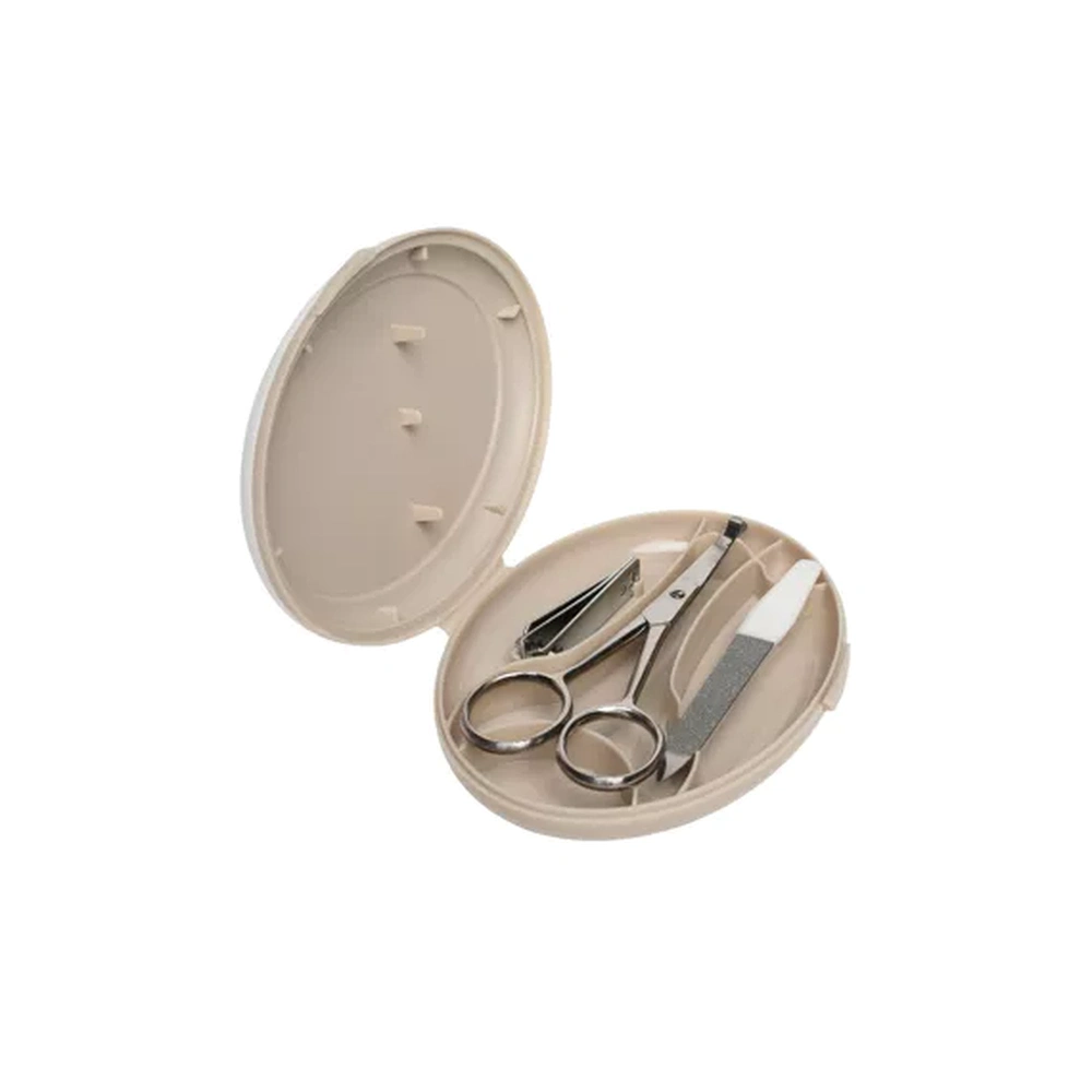 Bébé-Jou Baby Manicure set - Schaartje, Vijl, Nagelknipper Taupe Off spring