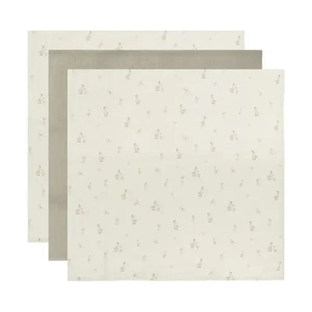 Bébé-Jou Hydrofiele Doek Dear Goose Set van 3 Stuks 70x70 cm
