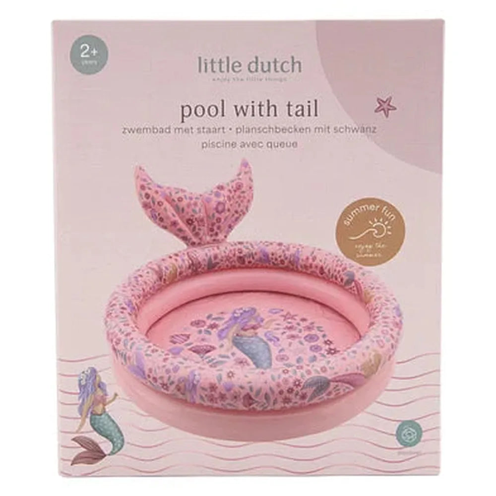 Little Dutch Piscine baleine 80 cm rose