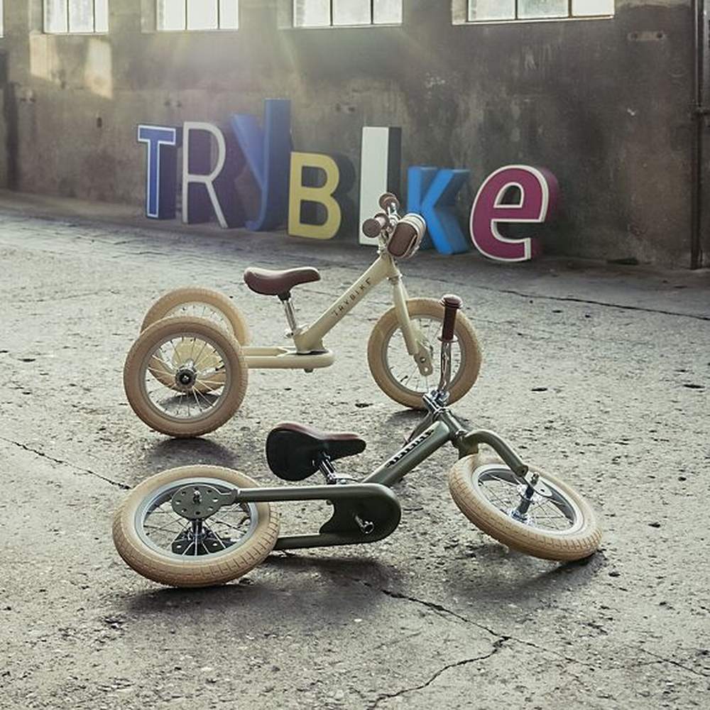 Trybike Steel Bike - Vintage Green Mat