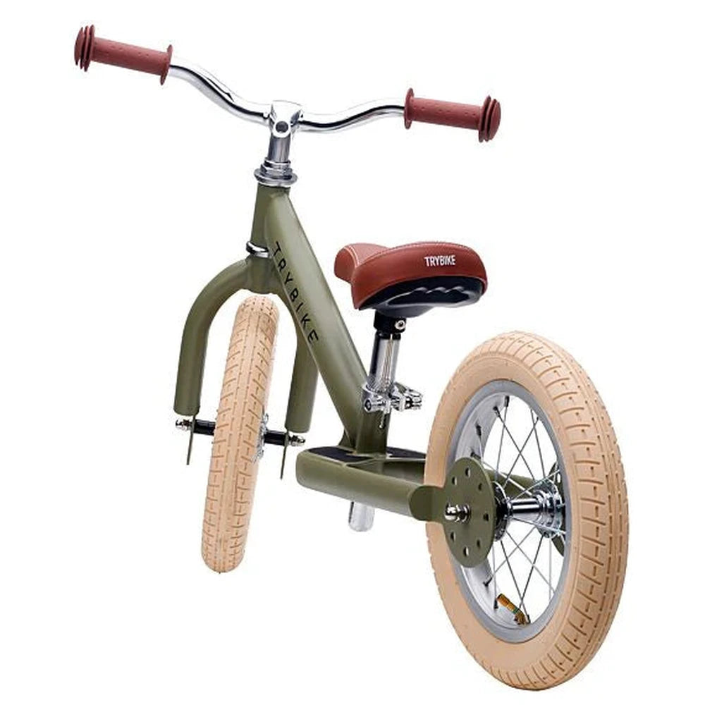 Trybike Steel Bike - Vintage Green Mat