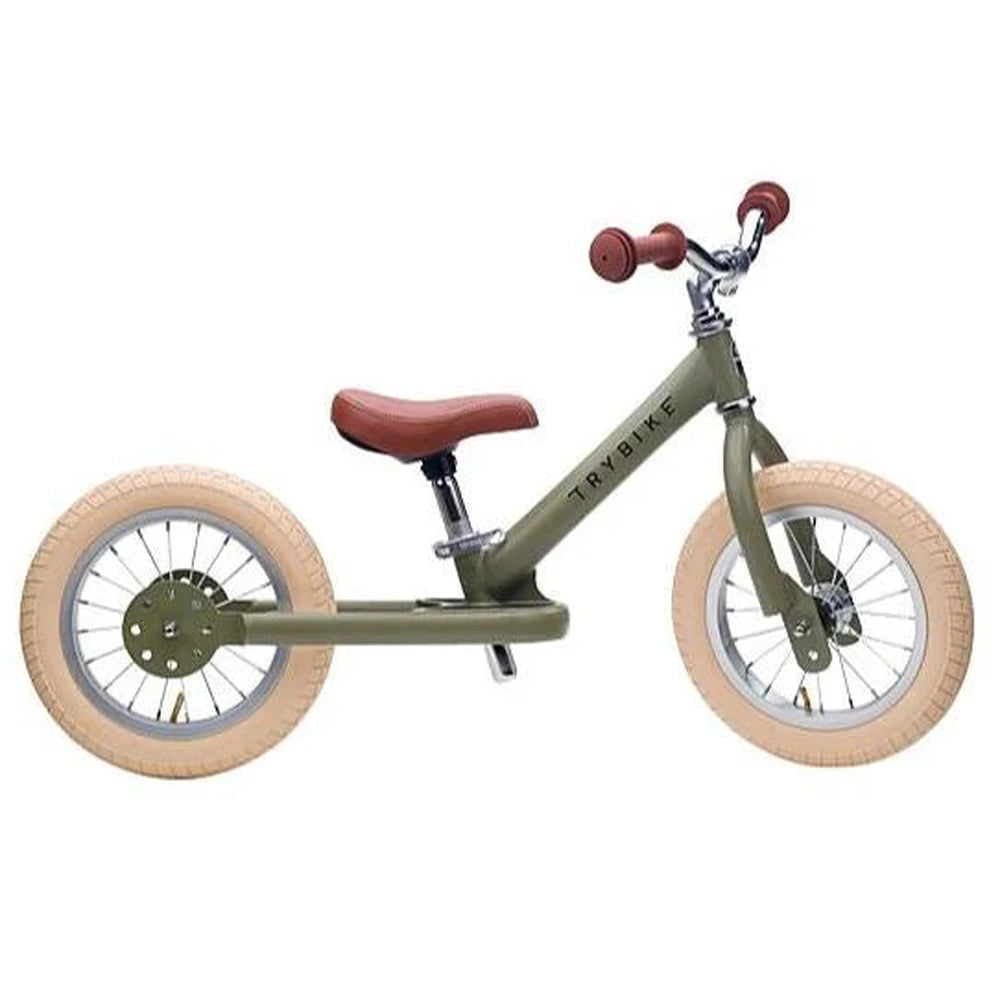 Trybike Steel Bike - Vintage Green Mat