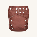 Bumbuns Easy Herbruikbare Luier met drukknopen - Tiles Chesnut