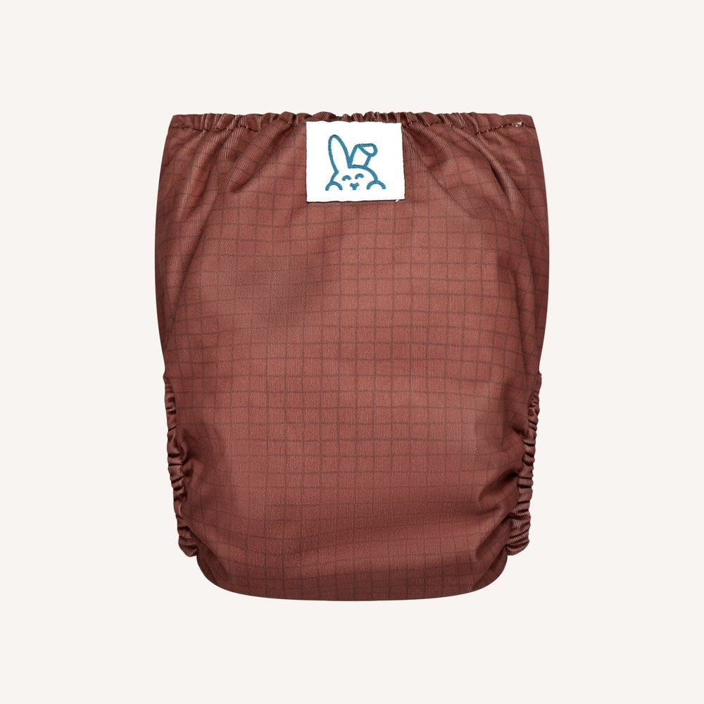Bumbuns Easy Herbruikbare Luier met drukknopen - Tiles Chesnut