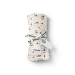 Plaid doux en coton Elodie 75x100cm - Garden Leo's Resort