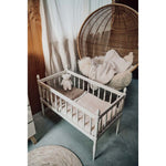 Koeka Couverture de berceau Teddy Rivoli 100x150cm - Blanc chaud