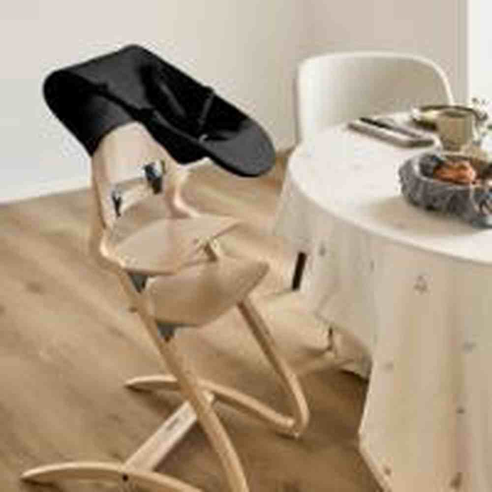 Leander Newborn Seat For Highchair Black