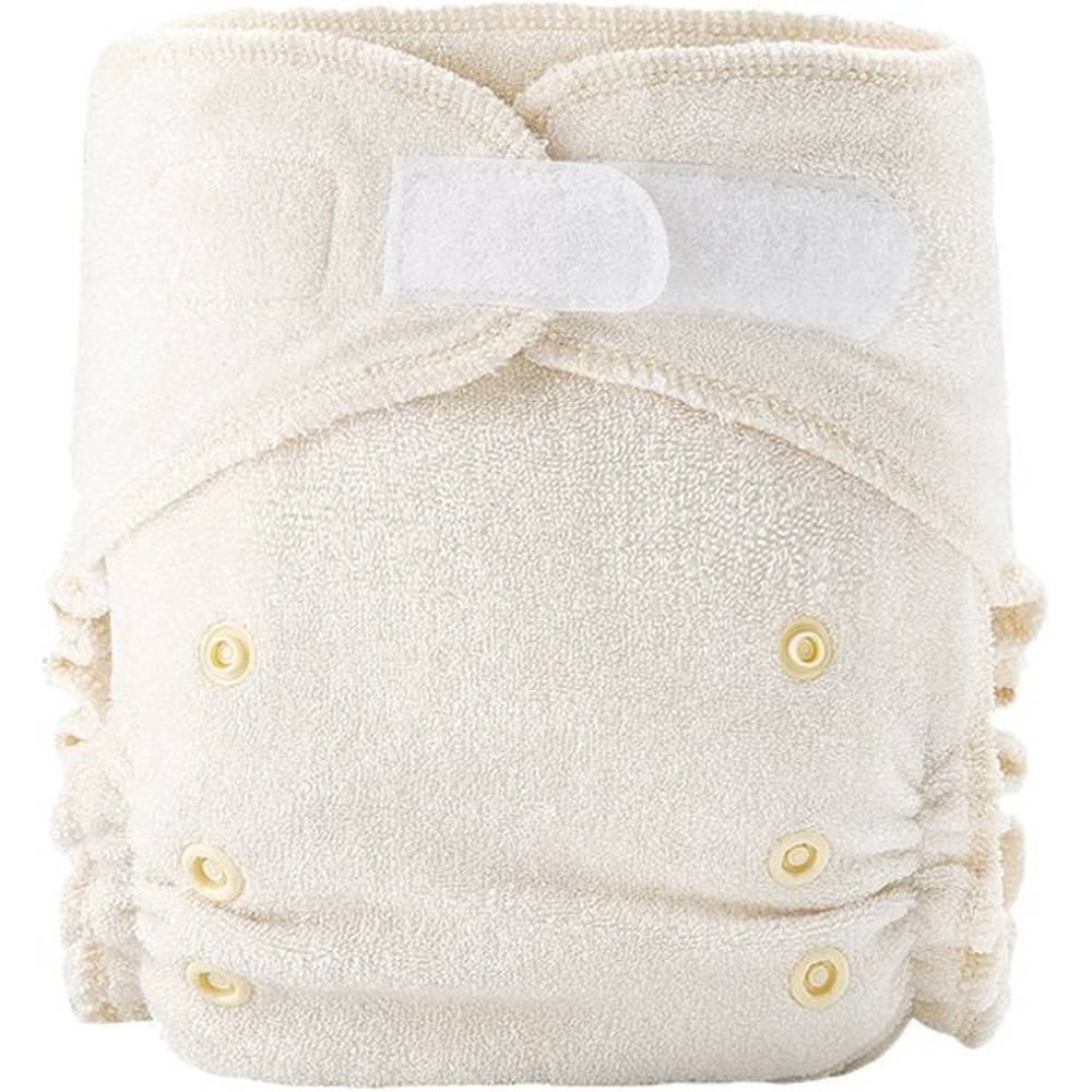 Happy Bear Bamboe One Size luier | Tweedelige wasbare luier | 4kg t/m 15kg | Superslanke pasvorm | Handige klittenbandsluiting