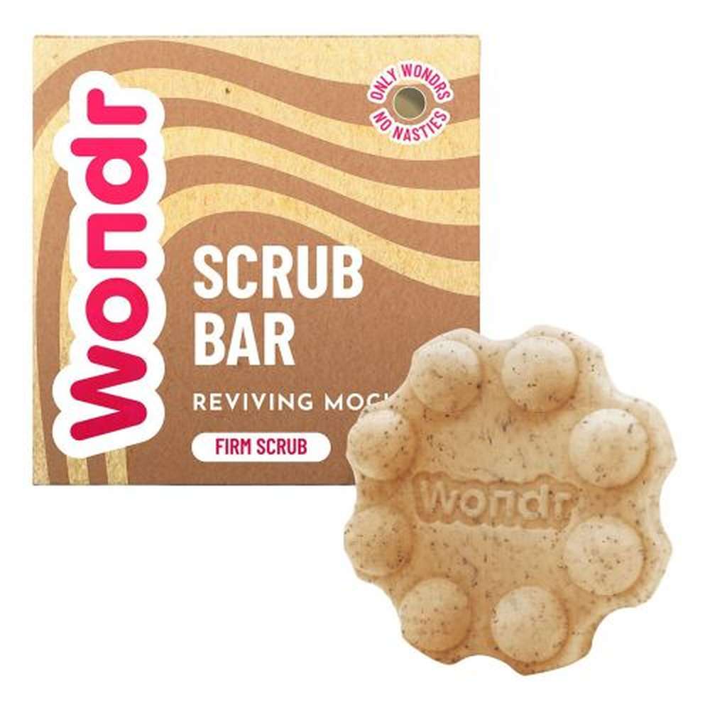 Wondr Reviving Mocha Scrub Bar - Stevige Scrub Met Koffieolie En Shea Butter