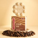Wondr Reviving Mocha Scrub Bar - Stevige Scrub Met Koffieolie En Shea Butter