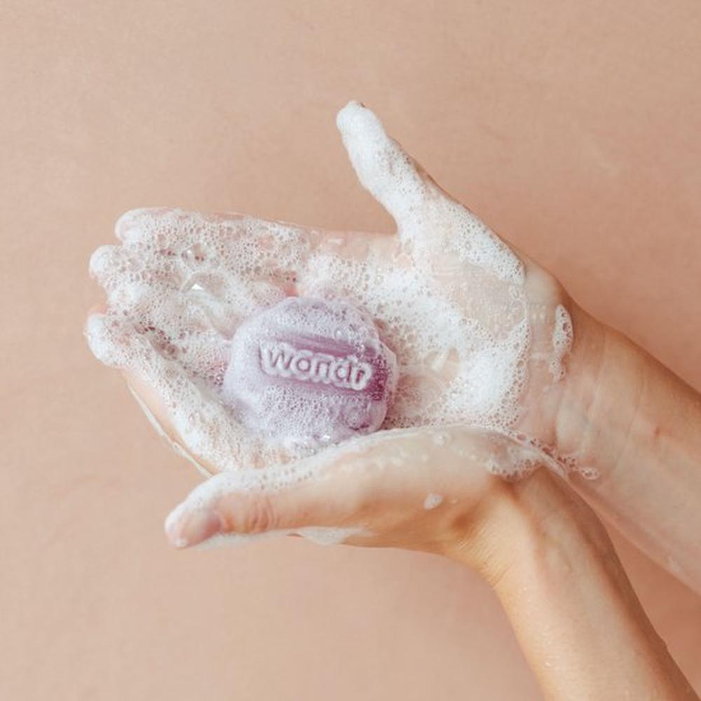 Wondr Shampoo Bar - Rosy Rice - Ondersteunt Gezonde Haargroei - Houdt Vet Haar In Balans - 55g