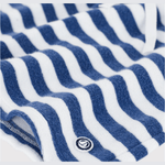 Petit Bateau Katoenen Kindershort Met Strepen - Blauw/Wit