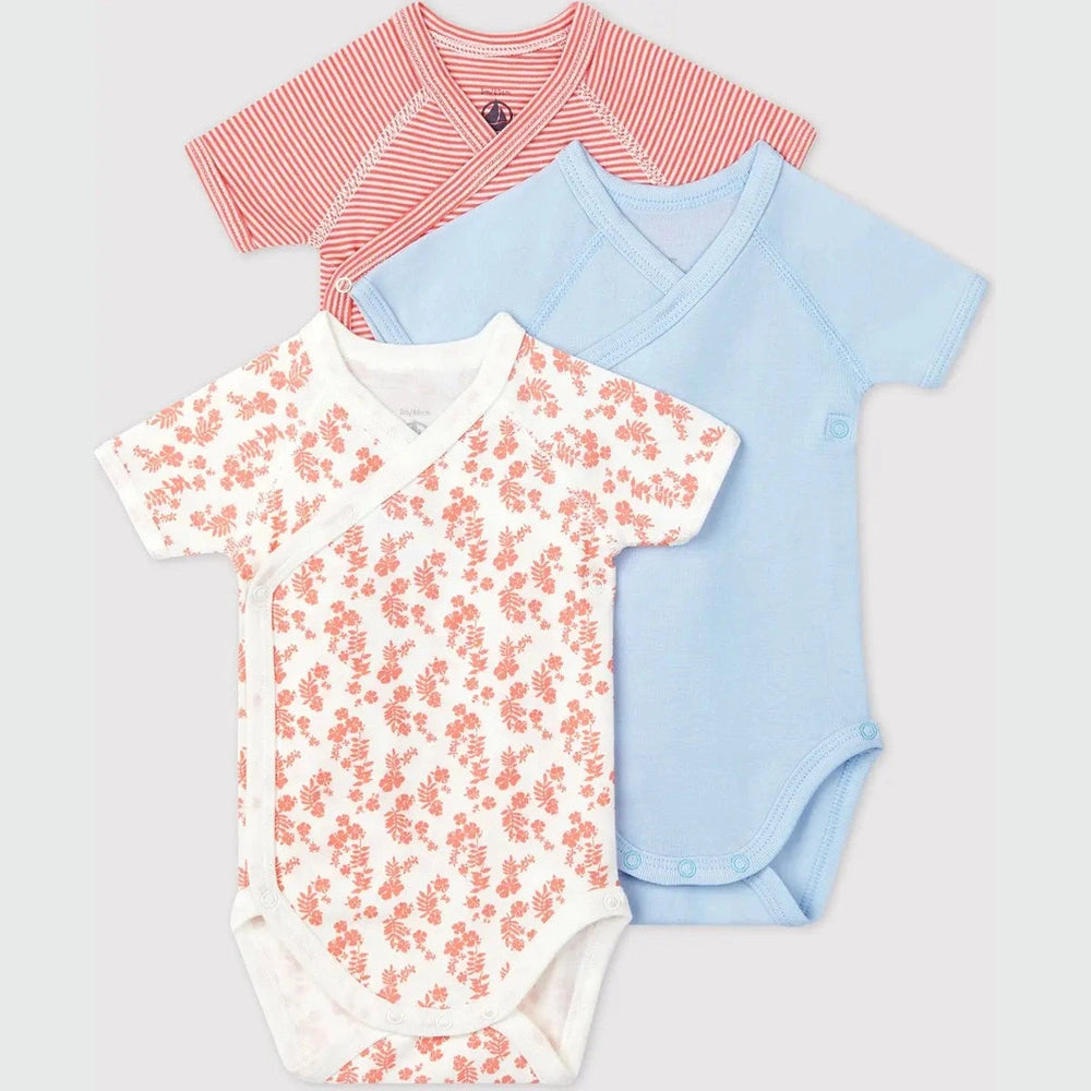 Petit Bateau Set Van 3 Meisjesrompertje 6 maand