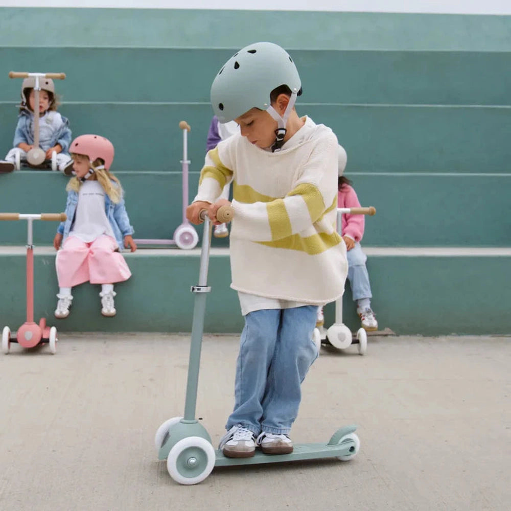 Banwood Eco Scooter Step - Met Mandje - Clay