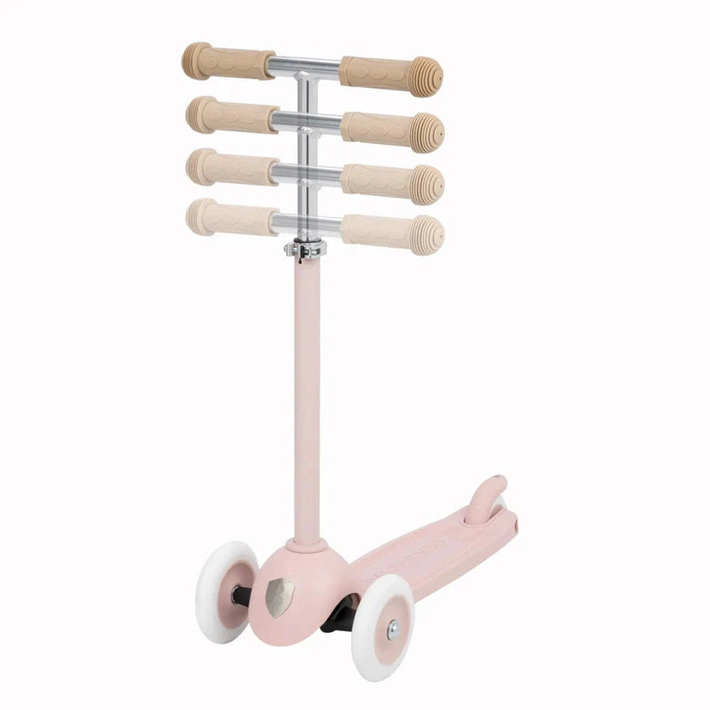 Banwood Eco Scooter Step - Met Mandje - Faded Pink