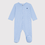 Petit Bateau | Katoenen Babypyjama Zonder Voetjes Met Streepjesprint