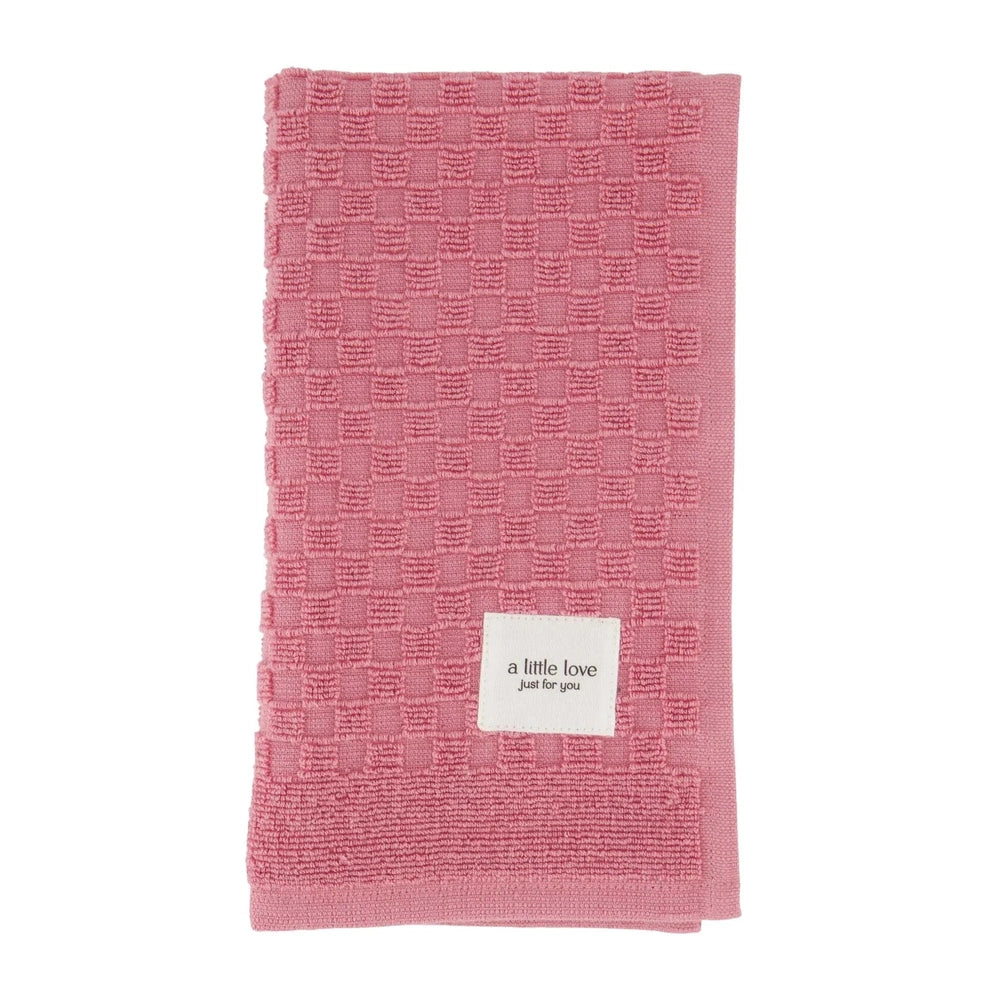 Zusss Gastendoekje A Little Love - Roze