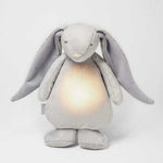 Moonie Knuffel - The Humming Rabbit 2.0 - Silver | Witte Ruis Knuffel Met Lichtje