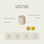 Citron Classic Thermosfles voor Voedsel 350 ml - Dino