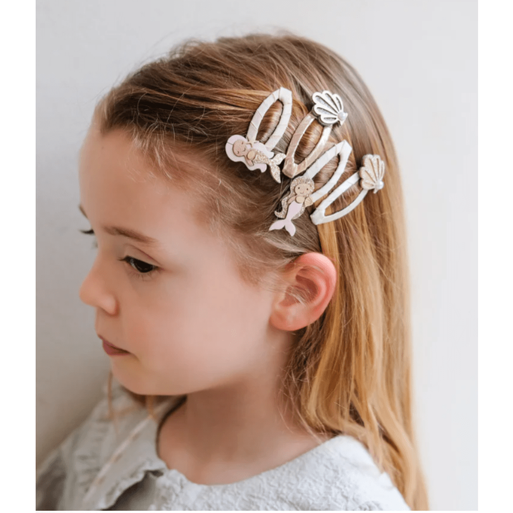 Mimi & Lula Haarclipjes 4-pack - Zeemeermin