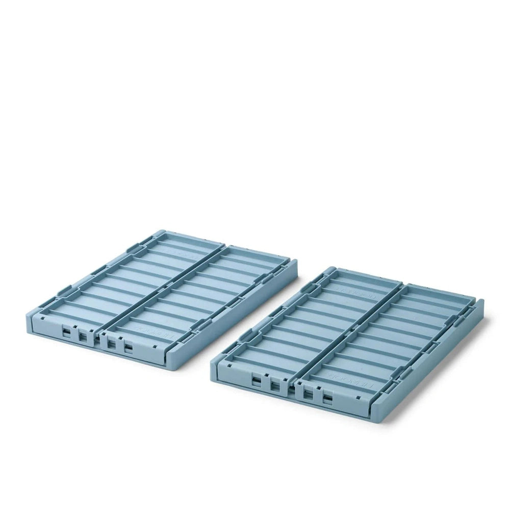Liewood Weston petite boîte de rangement, lot de 2 - bleu de plage