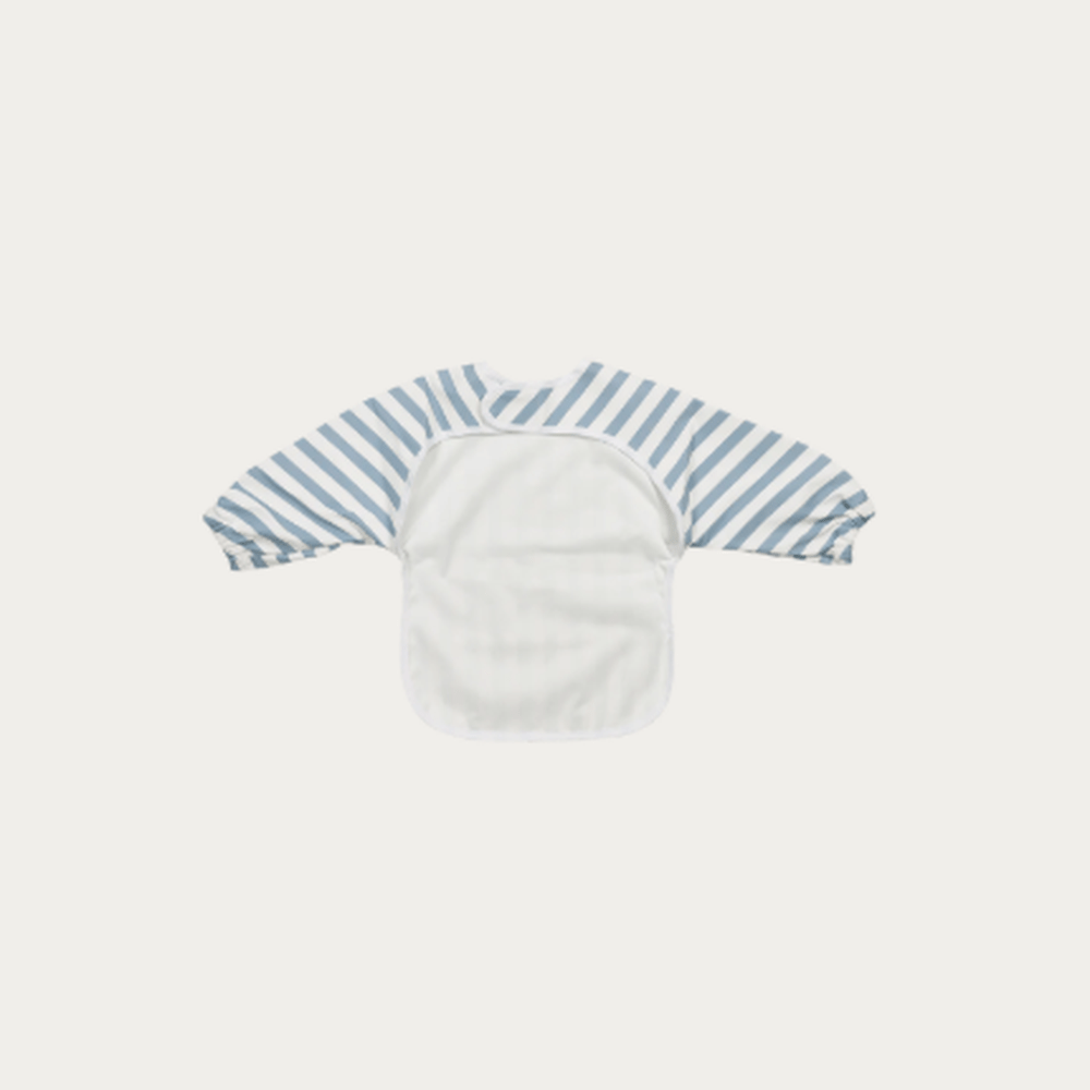 Meyco Mouwslab - Fat Stripe Jeans Blue