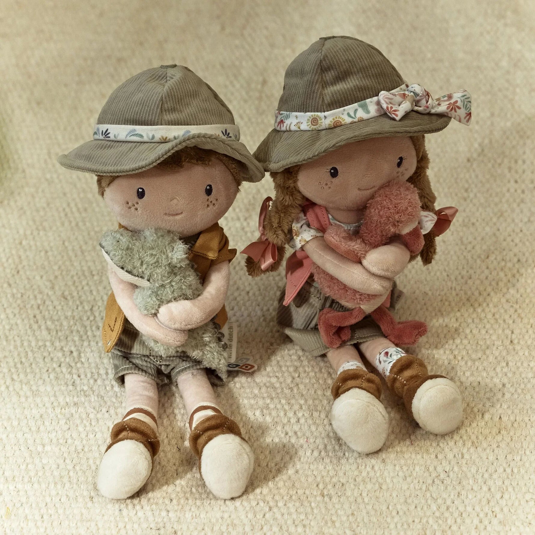 Little Dutch Knuffelpop Ranger Rosa - 35 cm