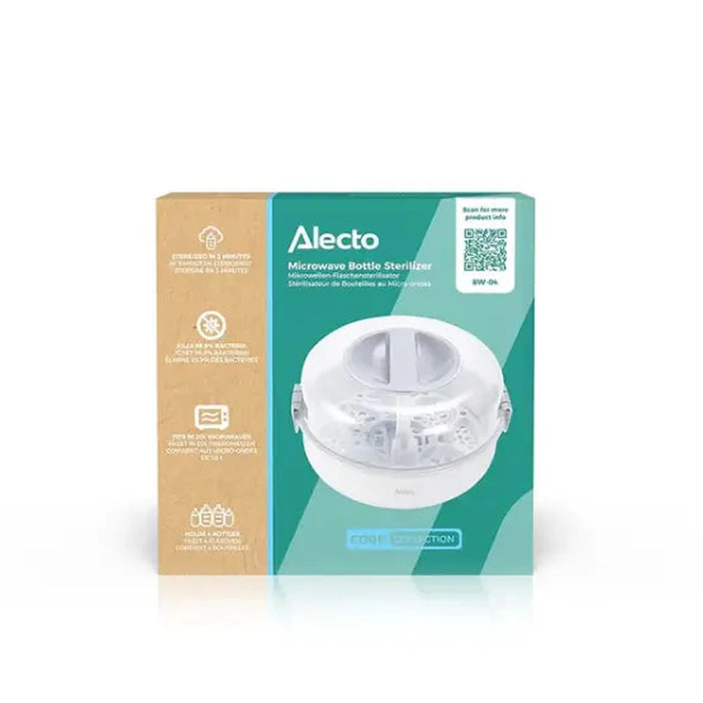 Alecto BW-04 Magnetron Fles Sterilisator - Wit