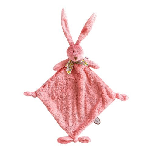 Dimpel Flo Doudou 35 Cm - Framboos Roze | Zachte Knuffeldoek Dimpel