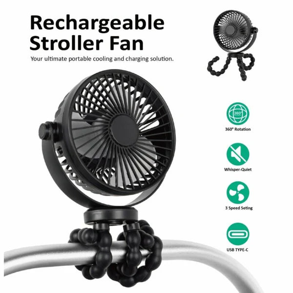 Titaniumbaby Ventilator Oplaadbaar