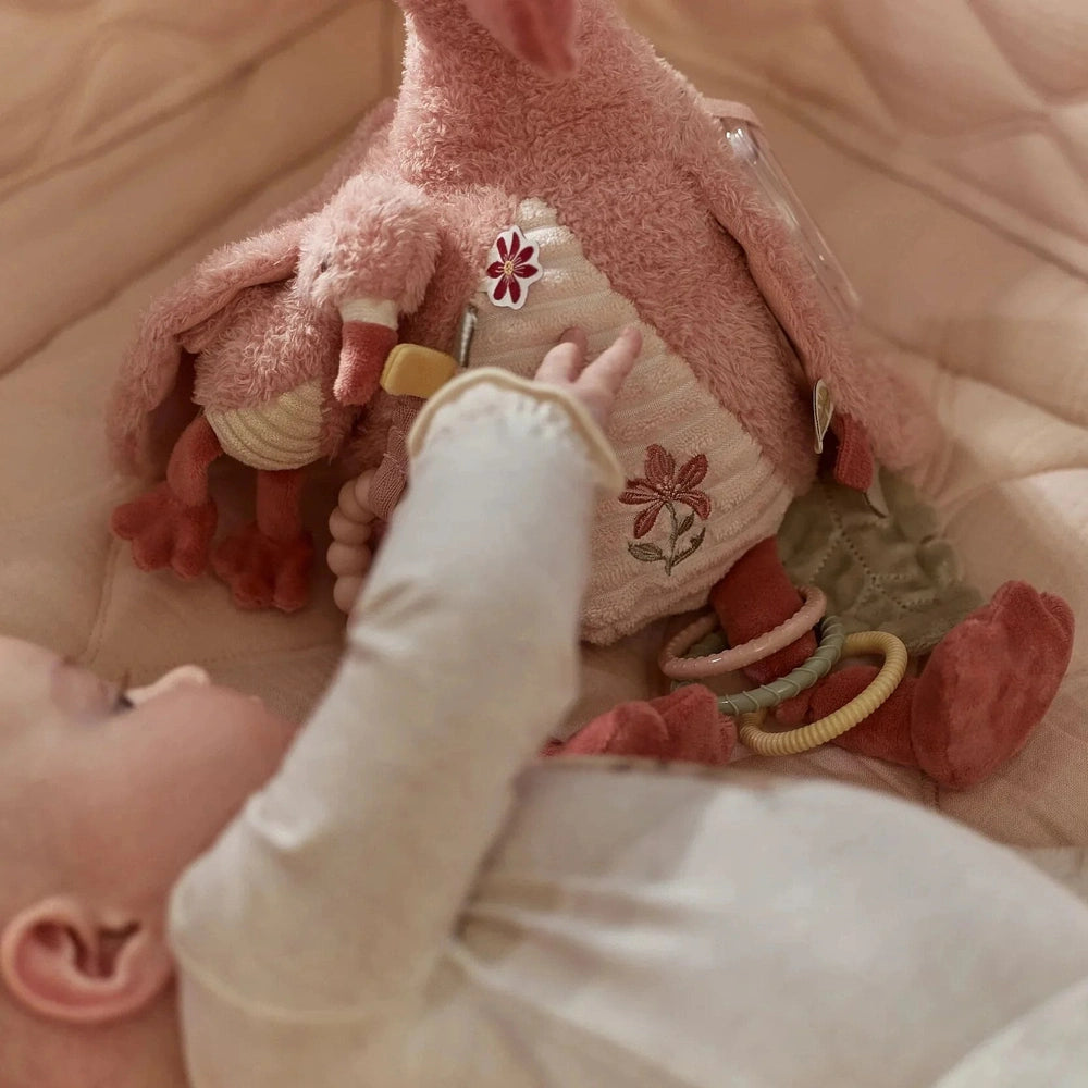 Little Dutch Activiteitenknuffel Flamingo - Roze