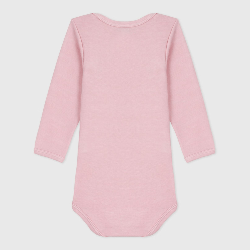 Petit Bateau body col américain - rose