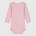 Petit Bateau body col américain - rose
