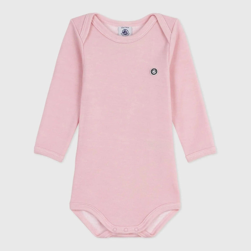 Body Petit Bateau à col américain - rose