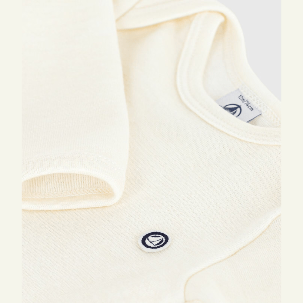 Petit Bateau Body à col américain - Beige