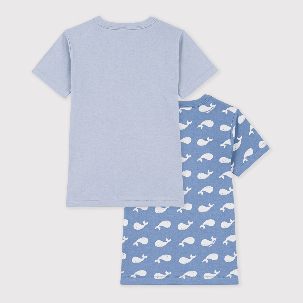 Petit Bateau 2 T-shirts à manches courtes - Multicolore