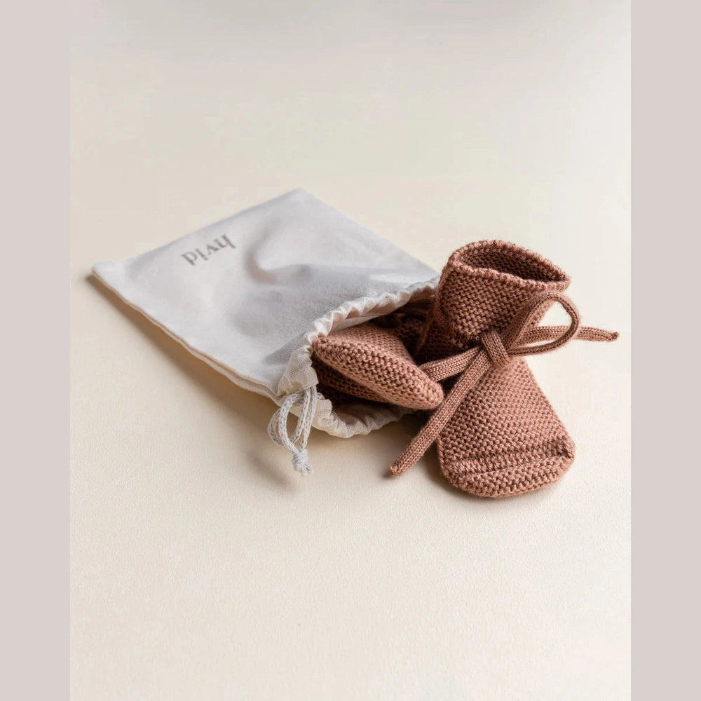 Hvid Chaussons 0–9 mois - Terracotta