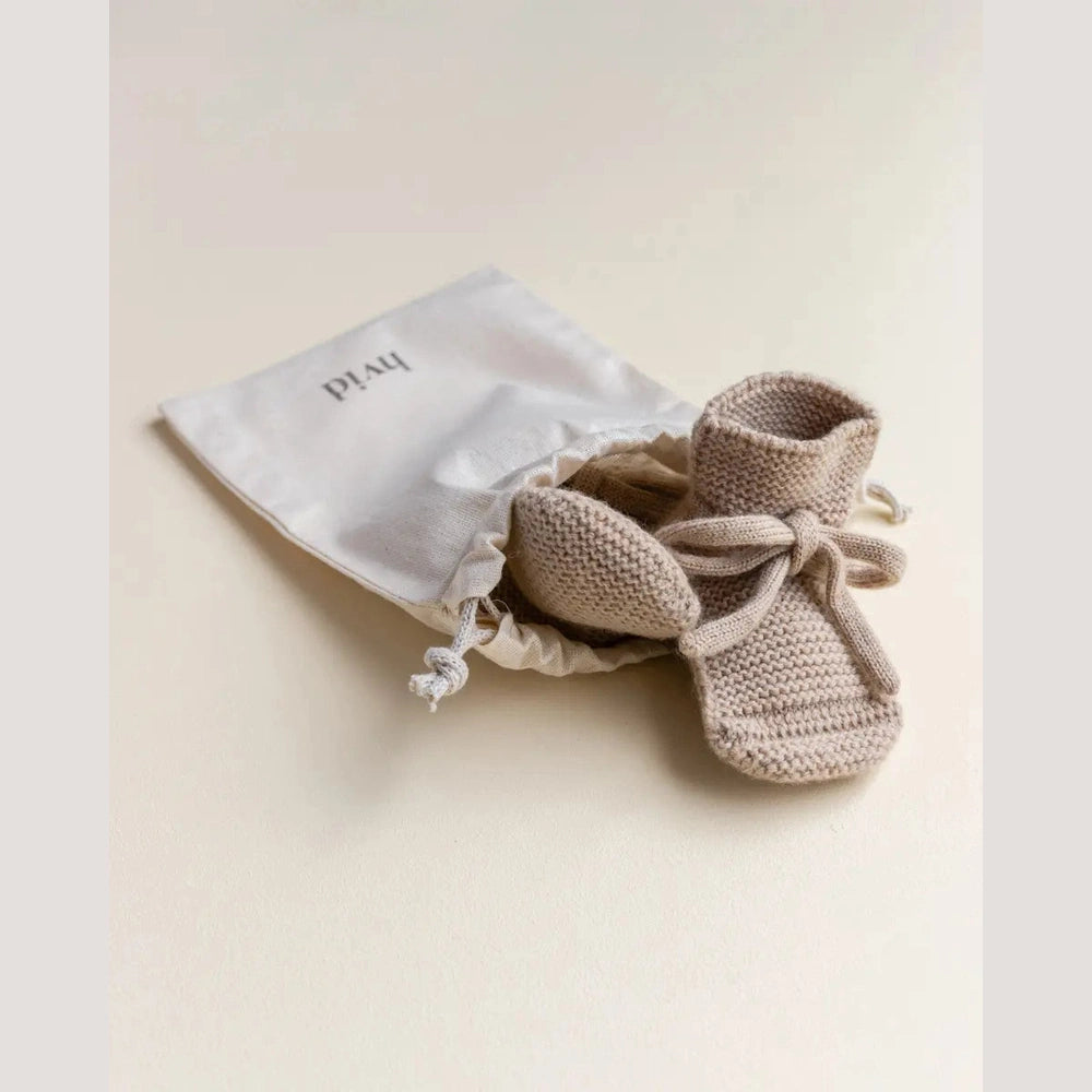 Hvid Booties 0–9 mois - Oat