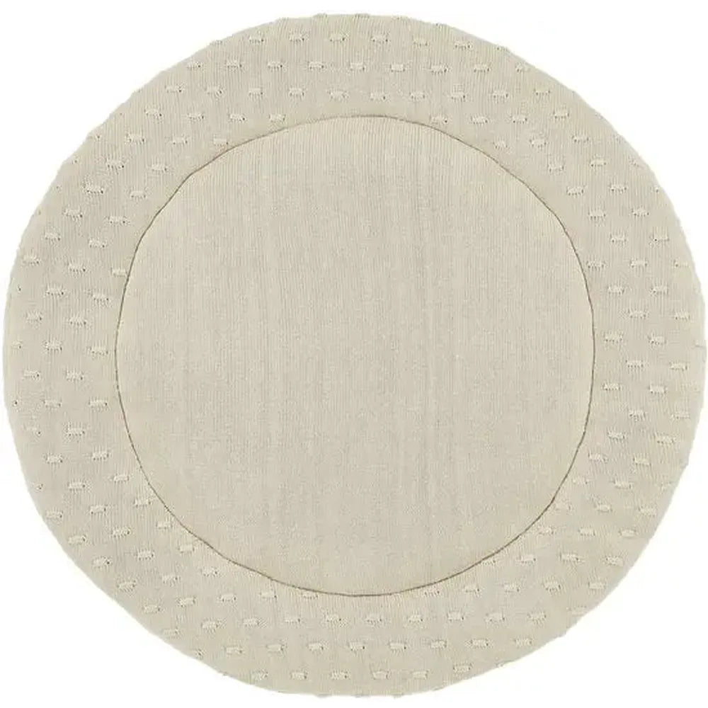 Meyco Baby Knots tapis de parc rond ⌀95cm - Soft Sand